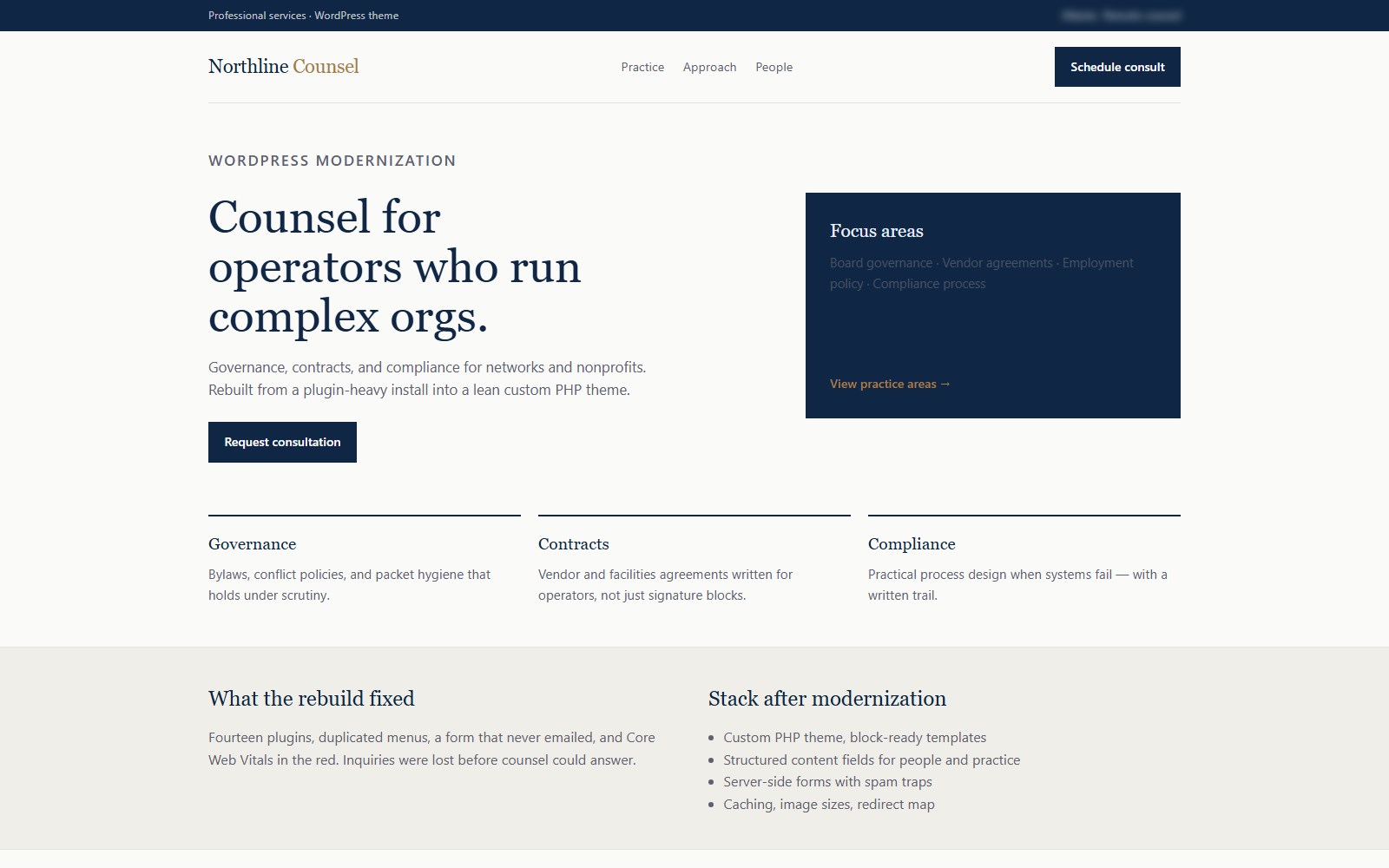 WordPress — Northline Counsel
